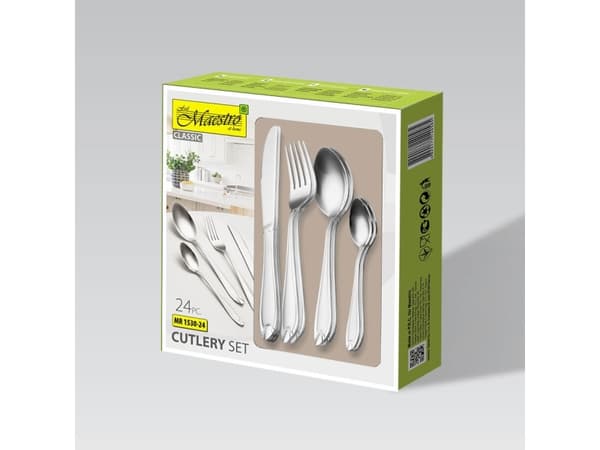 Maestro BESTEKSETT 24 deler SATIN MAESTRO MR-1530