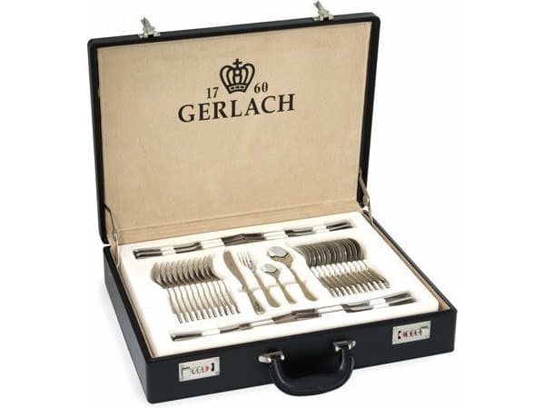 GERLACH bestikk 68 stk koffert Celestia NK 04A Glans
