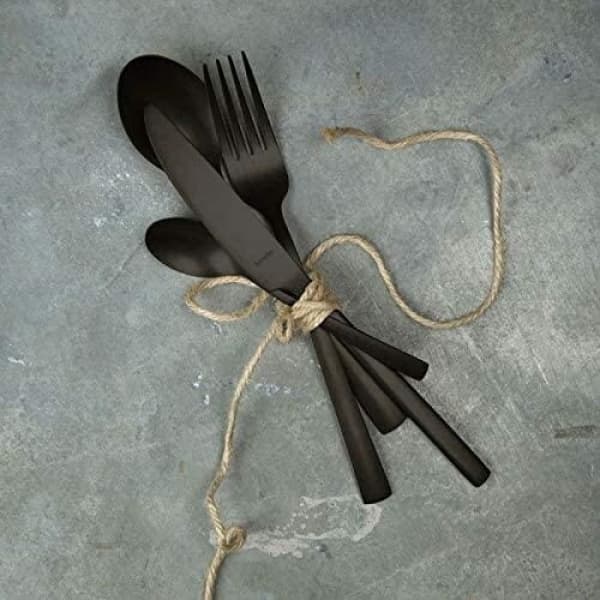 Manille Vintage Black Cutlery Set, 16 Pieces - Amefa