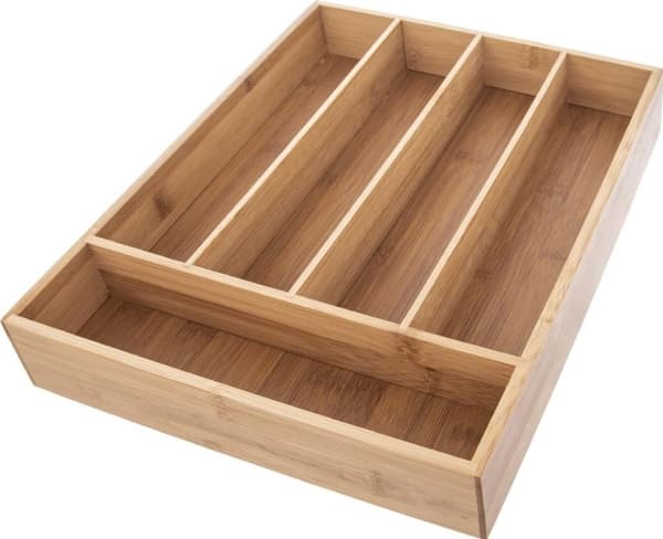 Utmerket Husholdningsinnsats / organisering for bestikkskuff BAMBOO universal