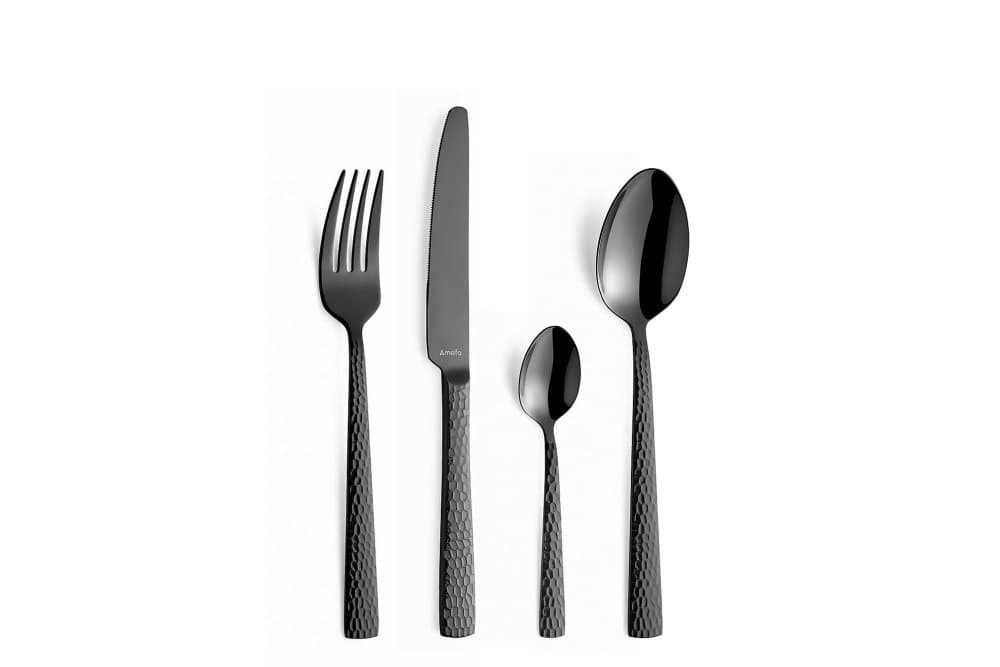 FELICITY bestickset 24 dels Stainless Svart