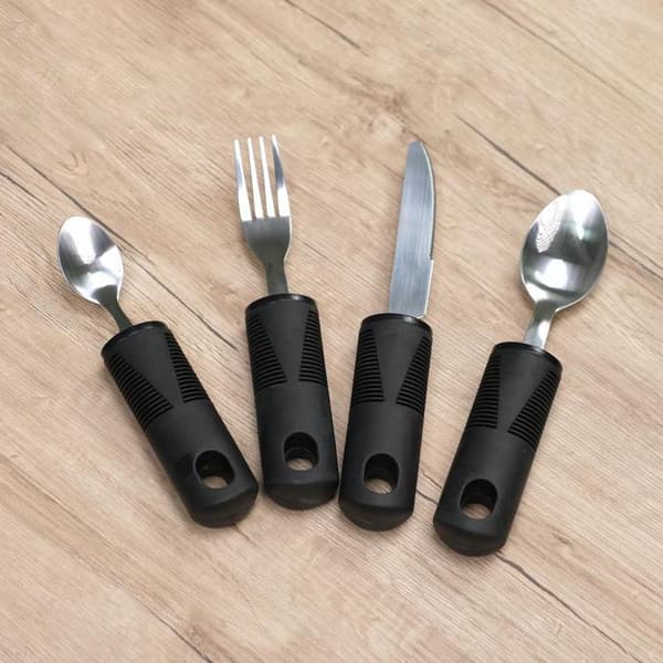 Ergonomiset ruokailuvälineet - 4 kpl