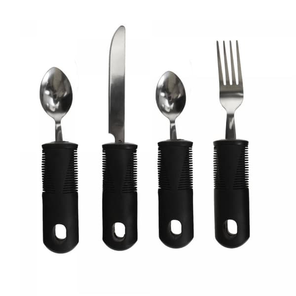 Ergonomiset ruokailuvälineet - 4 kpl