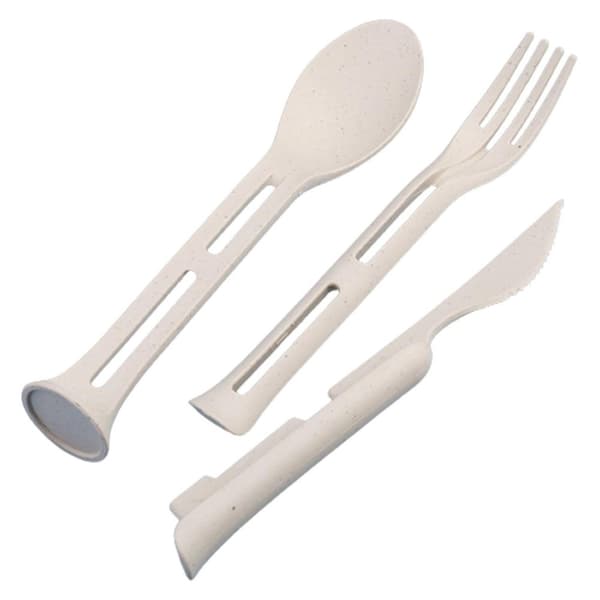 Reisebestikk, 3 stk - Beige