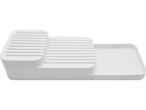 Orion Organizer, INSERT FOR DRAWER, container, basket, block for kitchen knives, WHITE