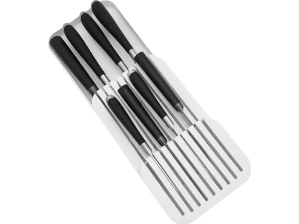 Orion Organizer, INSERT FOR DRAWER, container, basket, block for kitchen knives, WHITE