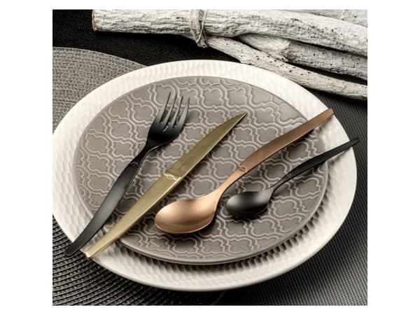 Amefa JET - 16-pc cutlery set in craft box - stonewash black PVD