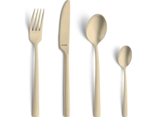 Amefa Manille - champagne-stonewash - 16 dele i vintage æske