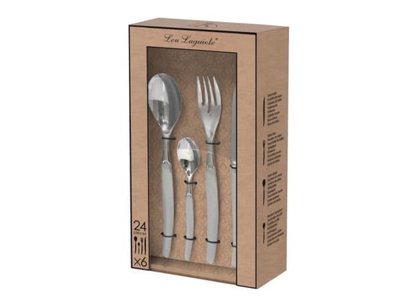 Amefa JET - 24-pc cutlery set in craft box- satin