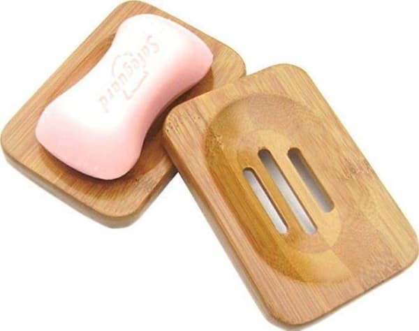 Aptel BAMBOO SOAP DISH Stående 12x8cm brun AG316L