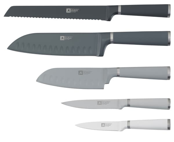 Richardson Sheffield  SEASONS - 5 pc knife block - grey shades
