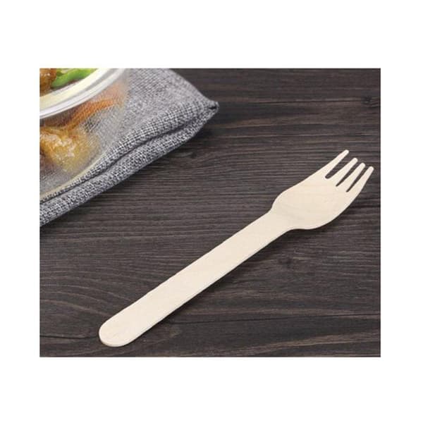 Gafler i ubleget træ - 100 stk