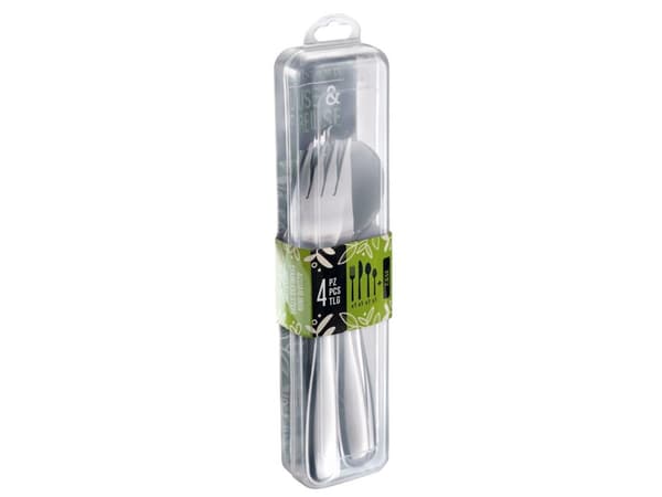 PINTINOX CUTLERY SET 4 PCS USE&REUSE PINTINOX