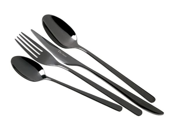 PINTINOX CUTLERY SET 24 PCS FLORENCE BLACK PINTINOX