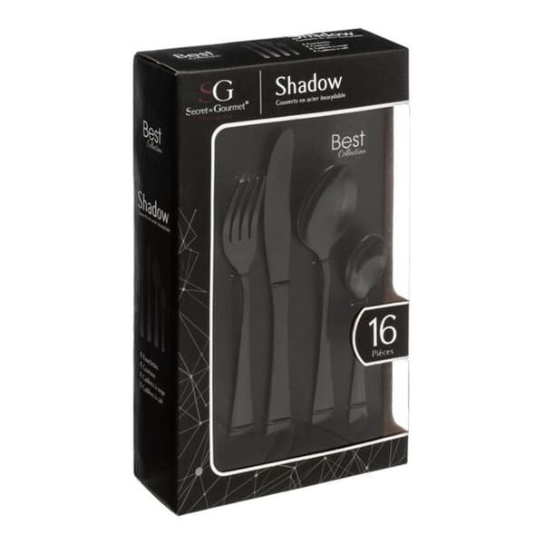 16-delars bestickset "Shadow" Secret de gourmet