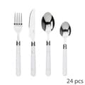 Miniatyrbild 1 av 2: 24-delars bestickset "Jasmin" Secret de gourmet - Vit
