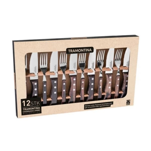 Tramontina Barbecue Cutlery Jumbo, 12-pieces - Tramontina