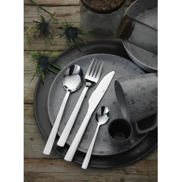 Raw Mirror Polish Cutlery, 16 pieces - Aida