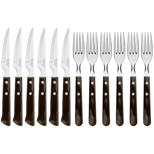 Churrasco Barbecue Cutlery, 12-pack - Tramontina