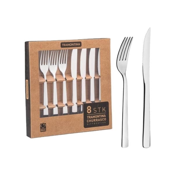 Churrasco Barbecue Cutlery, 8-pack - Tramontina