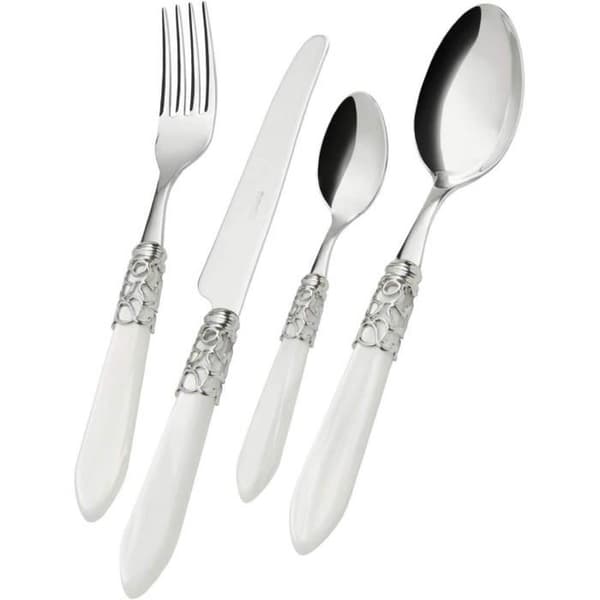 Casa Bugatti MLC1M-S6050 Melodia Set med 24 kromhylsor, vit