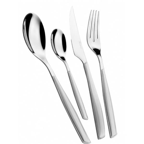 Bestick - Glamour - 50 delar - Askhandtag - 18/10 och SAN rostfritt stål - Tål diskmaskin