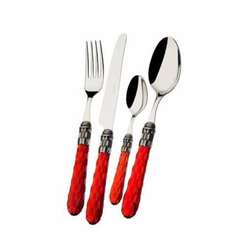 CRISTAL antik silverring, kartong med 24 bestick, Maison Bugatti
