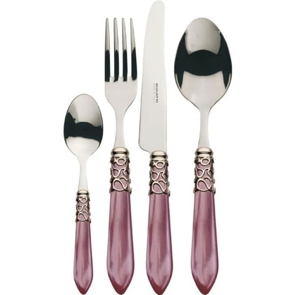 Bestickset - Casa Bugatti - Melodia - 24 delar - Lilak - Rostfritt stål 18/10