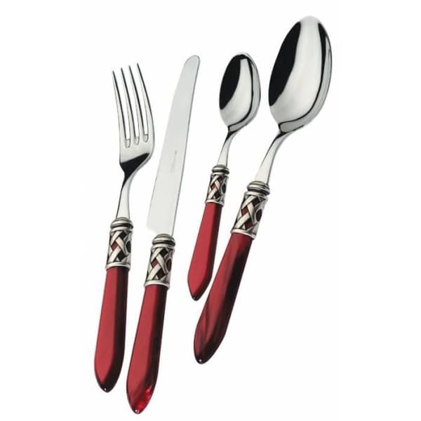 Burgundy Aladdin, Set med 24 Wenge-bestick, Casa Bugatti