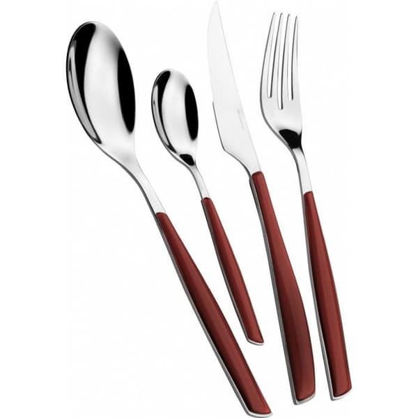 Bord - Bugatti - Glamour - 24 delar - Röd - Marsala Red