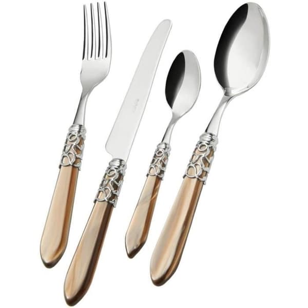 Tjänster - Casa Bugatti - Melodia MLCOM-S6050 - 24 delar - Krom - Svart - Metall