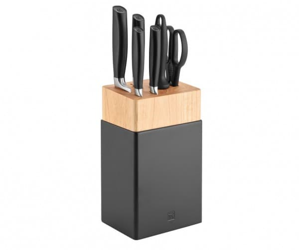 Sett med 4 kniver i en blokk ZWILLING All * Star 33760-300-0 svart
