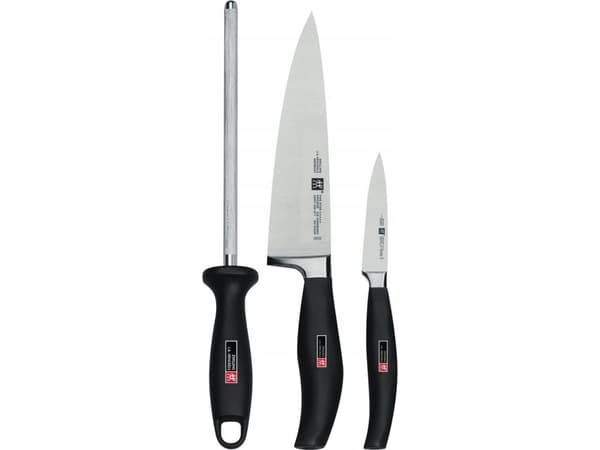 Zestaw 2 noży + ostrzałka ZWILLING Five Star 30114-000-0