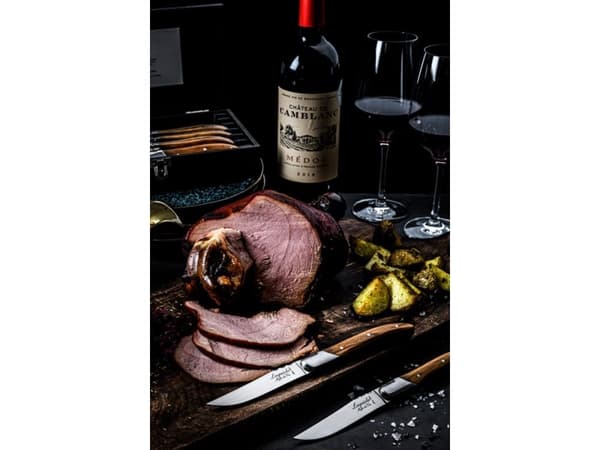 LAGUIOLE Steak knives Laguiole Olive wood SET 6 SdV