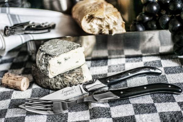 LAGUIOLE Steak knives Laguiole Black Ebony SET 6 SdV