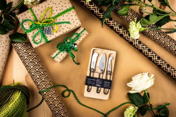 Cheese knives Laguiole Pearl SET 3 SdV