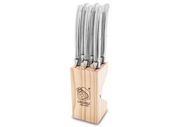 LAGUIOLE Steak knives Laguiole Stainless steel SET 6 SdV