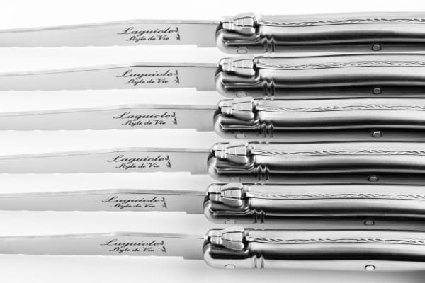 LAGUIOLE Steak knives Laguiole Stainless steel SET 6 SdV