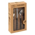 Miniatyrbild 5 av 5: 24-delars bestickset "Indonesia" Secret de gourmet - Svart