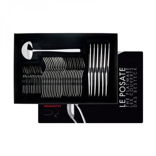 Ménagère 49 Delar - CAPRERA - Rostfritt Stål 18/10 - Ergonomisk - Diskmaskin Kompatibel