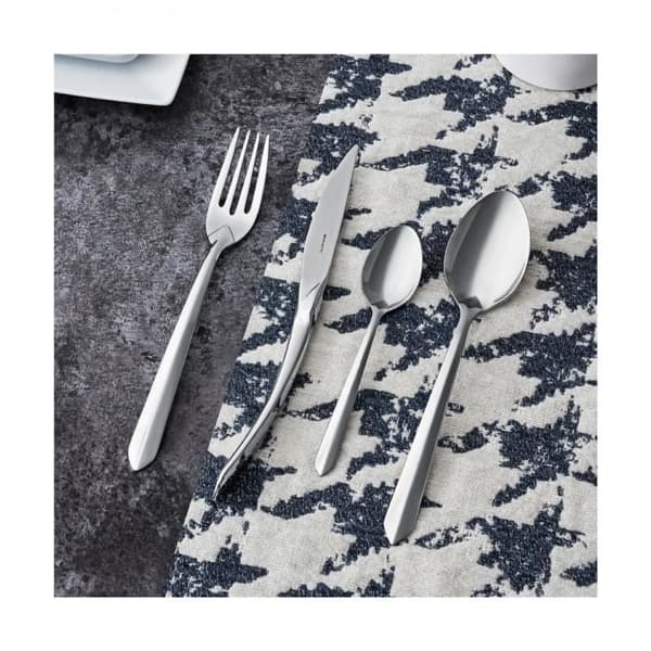 Bestick - APHRODITE - Set 24 Pz - 18/10 rostfritt stål - Dynamisk och taggig design