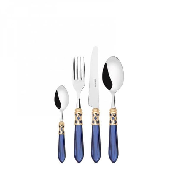 Housewife ALADDIN Golden Ring - 24 delar - 18/10 rostfritt stål, Akryl, guldfärgat järn