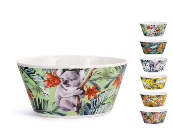 Komplett service - H-h bordsservering - 7926966 - set 6 boli exotiskt sortiment cm14