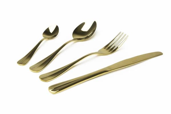 Menagere - komplett Excelsa bestickset - 64353 - Elite Gold Set med 24 bestickinställningar i 18/0 stål