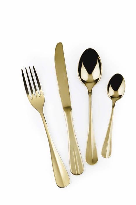 Menagere - komplett Excelsa bestickset - 64353 - Elite Gold Set med 24 bestickinställningar i 18/0 stål