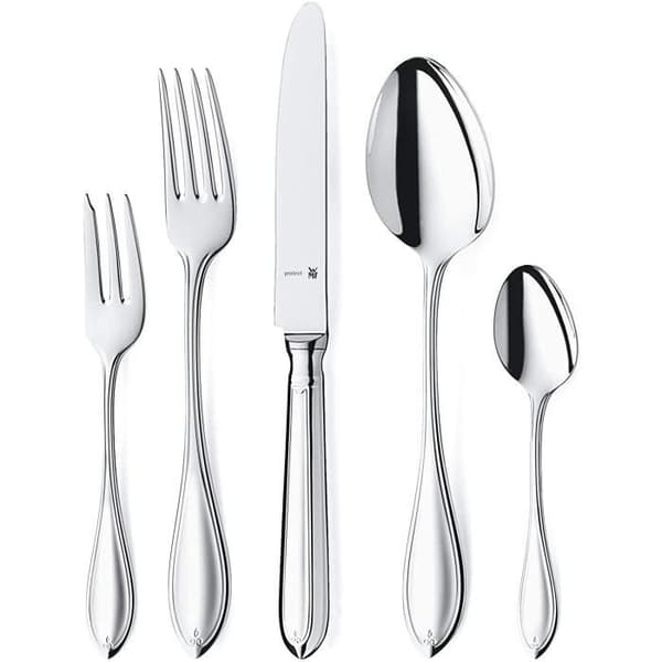 WMF set med 66 bestickset, rostfritt stål, silver, 49 x 39 x 10 cm - 1119006341