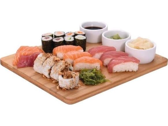 Utmerket Houseware BAMBOO bord med ramekins og boller for sushi forretter