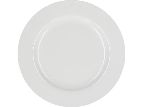 Set of 6 Essenziale dinner plates - White, 27 cm