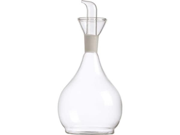 Oevo Olive Oil Bottle - Transparent, 1 ltr