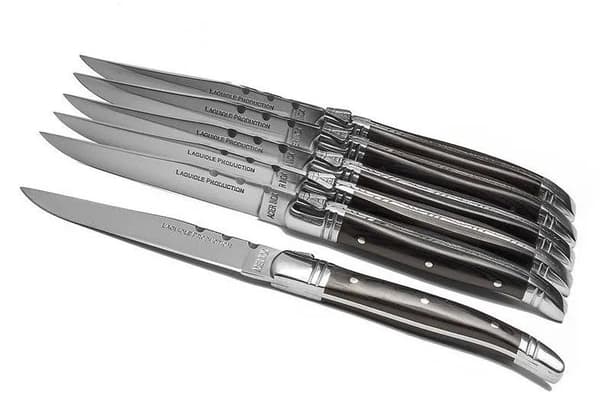 Laguiole Heritage pihviveitset 6 kpl Musta